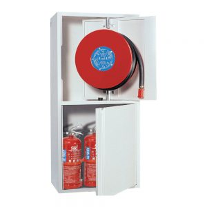 DOUBLE COMPARTMENT PIVOT TYPE HOSE REEL CABINET
