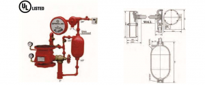 WATERFLOW ALARM VALVE SYSTEM CD FIRE, UL LISTED